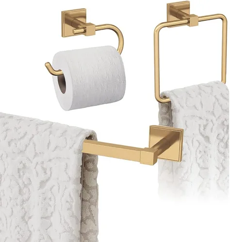 Vista 28 de Amerock Níquel cepillado Appoint 5 piezas Juego de accesorios de baño
