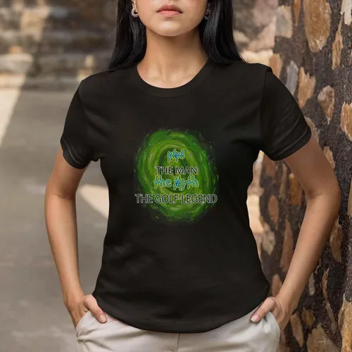 Vista 5 de Golf Lover Gift, Father's Day Present for A Dad Legend - Papa Man Myth Golf Legend On Men Women Shirt