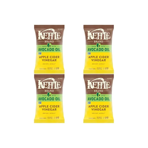 Vista 16 de Kettle Brand Fabricado con chips de vinagre de sidra de manzana y aceite de aguacate, bolsa de 6 onzas