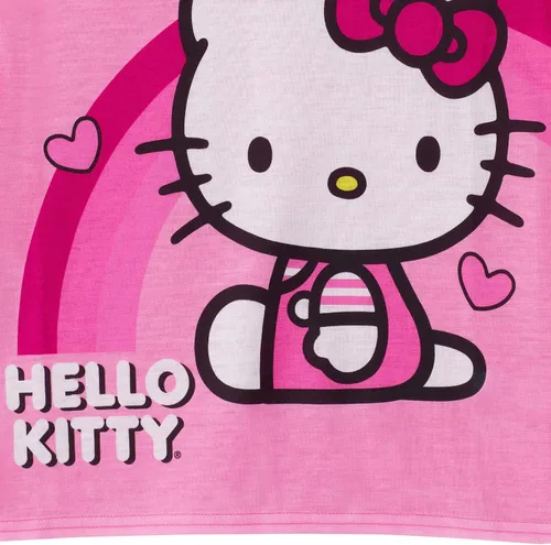 Vista 7 de Hello Kitty Girls Pajama Pants and Sleep Shirt Sets 4 Piece PJ Top and Bottom Sleepwear Set for Girls Pajamas for Kids