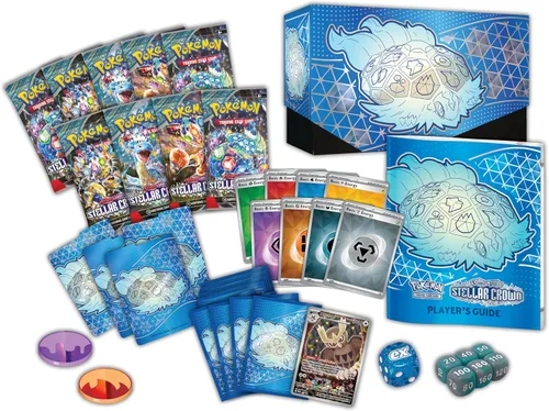 Vista 5 de Pokemon TCG: Caja de Entrenador Élite Corona Estelar Escarlata y Violeta
