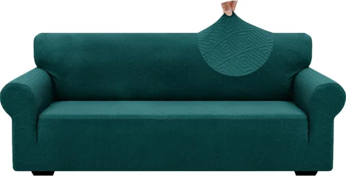 Vista 64 de ZNSAYOTX 1 Funda de silla Jacquard para sala de estar, funda de silla de alta elasticidad con brazos, antideslizante, apta para mascotas, funda