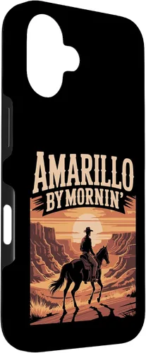 Vista 3 de Western Cowboy Amarillo by Mornin Folk Country Music Case for iPhone 16