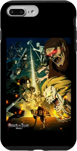 Vista 12 de Attack on Titan Funda de anime para iPhone 17 de temporada final de temporada 4