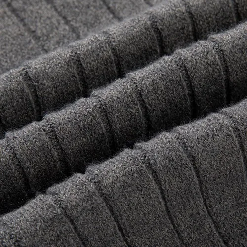 Vista 3 de Chaqueta de lana larga con cremallera para hombre, chaqueta de forro polar con cremallera para hombre, chaquetas de regna, cárdigan largo de lana
