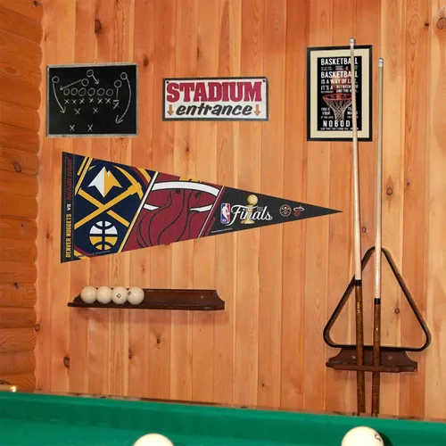 Vista 2 de Bandera de Denver Nuggets Miami Heat Dueling