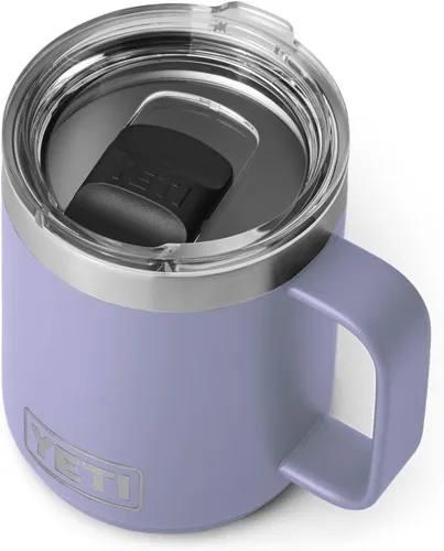 Vista 9 de YETI Rambler - Taza apilable de 10 onzas, aislada al vacío, acero inoxidable con tapa MagSlider, acero inoxidable