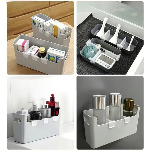 Vista 6 de Organizador de 10 congeladores, organizador de refrigerador visible con divisores y asas extraíbles, estante para refrigerador, libremente