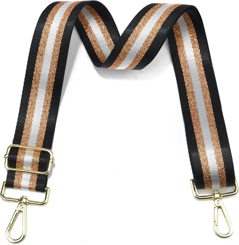 Vista 47 de LVYOUME Correa para bolso, accesorios plateados, correas anchas para bolsa, correa de hombro ajustable para bolsos