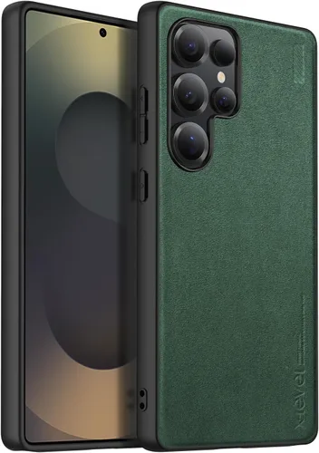 Vista 92 de X-level Funda para Samsung Galaxy Z Flip 6, delgada funda delgada de piel sintética para teléfono, TPU suave, a prueba de golpes, protección Negro