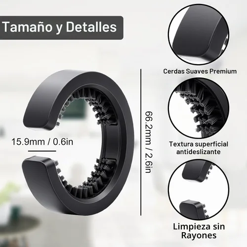 Vista 2 de Accesorio de cepillo de limpieza de filtro para Dyson HS01 Airwrap Styler HS05 Accesorios Parte NO.969760-01, herramienta de limpieza fácil