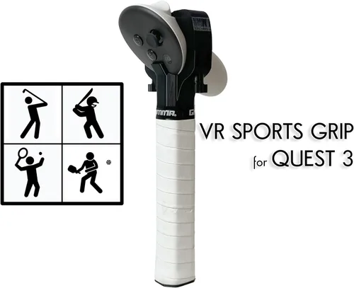 Vista 7 de VR TennisPickleball Grip for Quest 3 (Left Handed)
