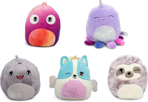 Vista 2 de Squishmallow Kellytoy - Bolsa perfumada de escuadrón misterioso de 5 pulgadas (Serie 2)