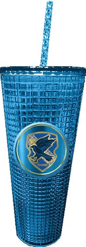 Vista 27 de Spoontiques Vaso de diamante festivo, 20 onzas - Vaso texturizado con pajita, aislamiento de doble pared, sin BPA - Una historia de Navidad