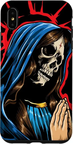 Vista 11 de Día de los Muertos - Praying La Calavera Catrina - Funda de Santa Muerte para iPhone 17
