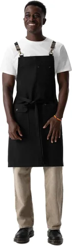 Vista 2 de Chef Works Delantal táctico unisex Negro