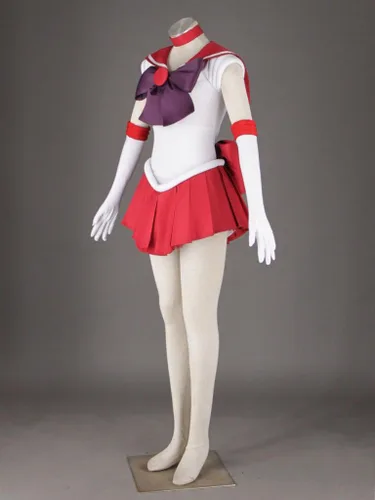 Vista 3 de OURCOSPLAY Conjunto de 6 piezas de disfraz de cosplay de Hino Rei para mujer