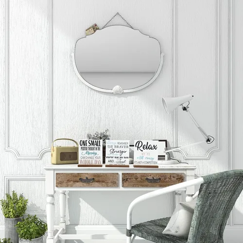 Vista 7 de 4 Piezas Regalos Inspiradores Decoración Escritorio Oficina Citas Motivacionales Positivas Regalos Reconocimiento Empleados Letrero Placa Madera