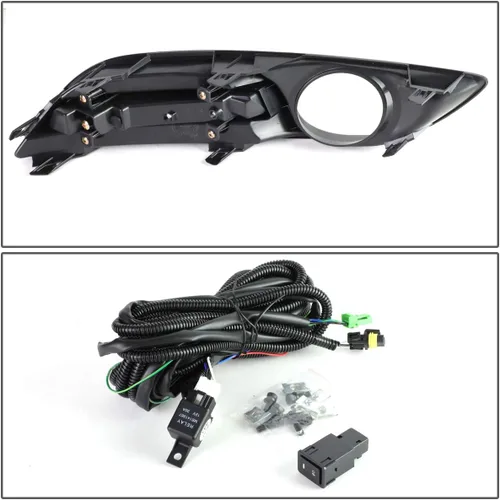 Vista 4 de DNA MOTORING FL-ZTL-213-CH - Luz antiniebla con interruptor para el lado del conductor y del pasajero, mejora la visibilidad