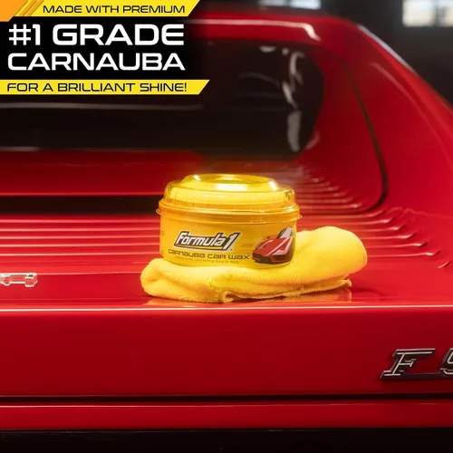Vista 3 de Cera carnauba en pasta para automóviles – Formula 1, brillo superintenso, 12 onzas.