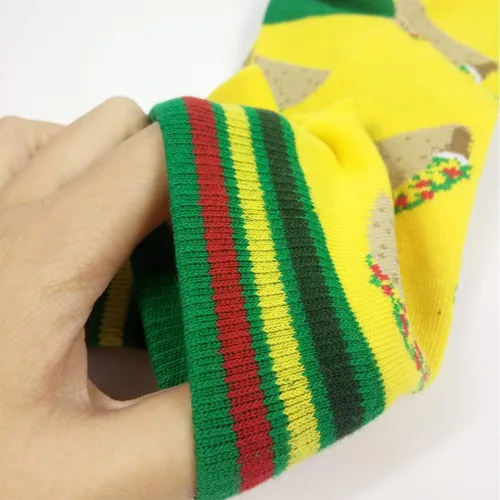 Vista 4 de HSELL - Calcetines de vestir para hombre diseños de colores divertidos y novedosos