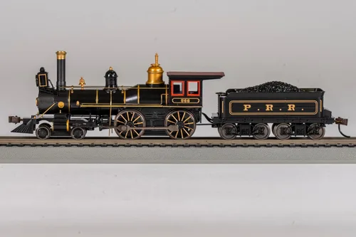Vista 4 de Bachmann Industrias 4-4-0 American Steam DCC Ready Pennsylvania con locomotora de carga de carbón (escala HO)