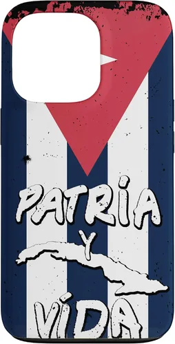 Vista 10 de Patria y Vida Cuban Flag Cuba Roots - Carcasa para iPhone 17, color negro
