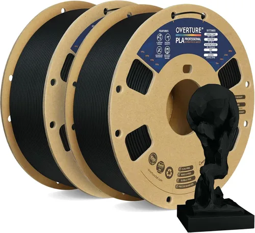 Vista 15 de Overture PLA Plus (PLA+) Filamento de 1/16 pulgadas, dureza mejorada con rollo PLA, con superficie de construcción 3D de 7.87 × 7.87 pulgadas, PLA