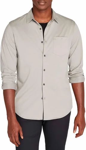 Vista 4 de Club Monaco Camisa de punto limpio de manga larga para hombre