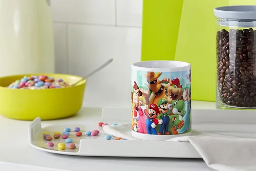 Vista 5 de Pyramid Super Mario Mushroom Kingdom - Taza de cerámica, porcelana, multicolor