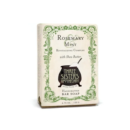 Vista 17 de Three Sisters Apothecary 4.75 oz. Jabón en barra artesanal (Naranja dulce y coco)