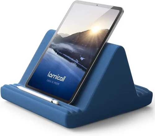 Vista 8 de Lamicall Soporte de Almohada para Tableta, Almohadilla Suave para el Regazo - Soporte Dock para Tableta para Cama con 6 Ángulos de Visualización
