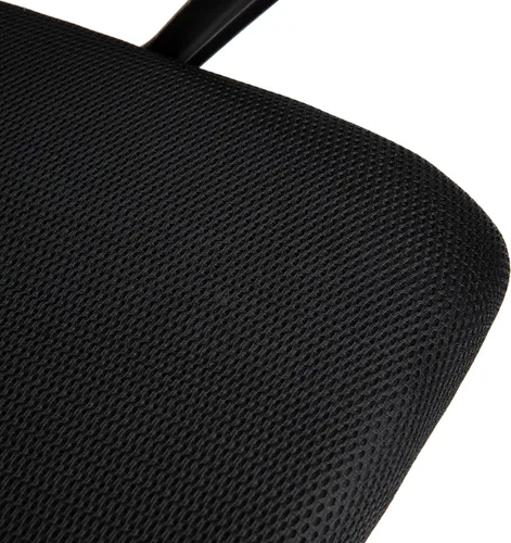 Vista 5 de Mind Reader Silla de oficina con ruedas, altura ajustable, silla de escritorio, silla de computadora, negro