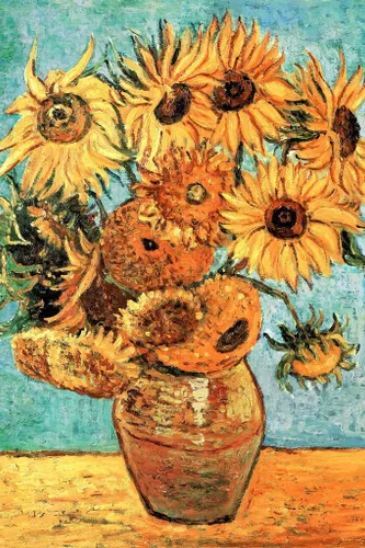 Vista 16 de Póster de “La noche estrellada” (1889) de Vincent Van Gogh, 18 x 12 pulgadas Ramas de flor de almendro 9897