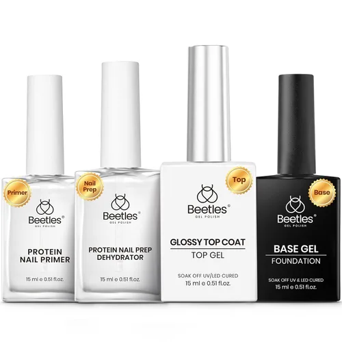 Vista 9 de Beetles - Juego de 2 capas base y capa superior de gel de 0.5 onzas
