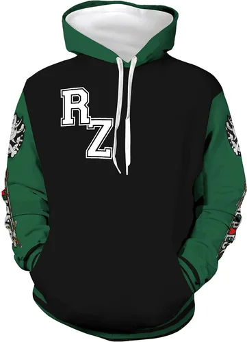 Vista 2 de DAVIKO Trafalgar Law Cosplay Sudadera con capucha de una pieza Zoro Sudadera para hombre Roronoa Zoro Sudadera con capucha Adulto Trafalgar Law