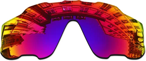 Vista 6 de Lentes de repuesto para gafas de sol Oakley Jaw-breaker OO9290 - Confirm Fit Resistente a los arañazos Abrigo de espejo negro polarizado
