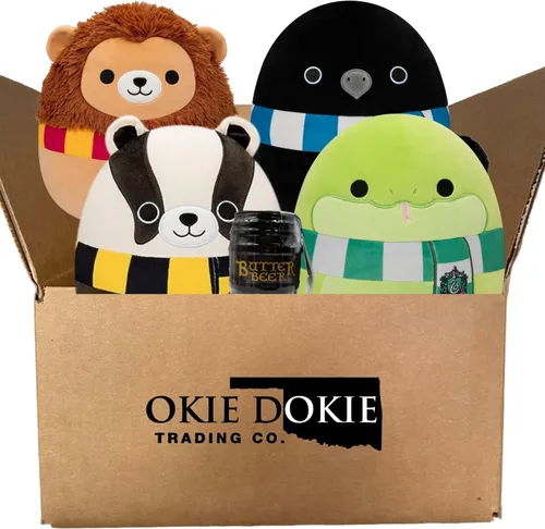 Vista 7 de Harry Potter House Squishmallow Bundle Elige tu casa más gomitas a juego (juego de 4, 8 pulgadas)