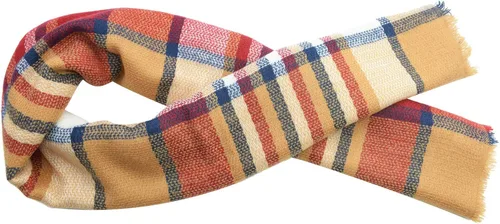 Vista 5 de Bufanda clásica de otoño e invierno para mujer, bufanda a cuadros con borlas, cálida, suave, gruesa, grande, bufandas