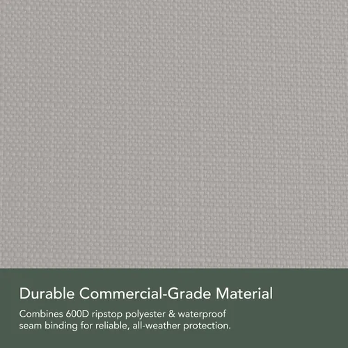 Vista 7 de Covermates Ultima - Funda para parrilla resistente para todo tipo de clima, con poliéster 600D, correas de hebilla ajustables, asas reforzadas