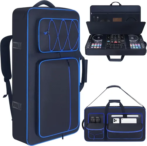 Vista 8 de Funda para controlador DJ con ruedas para DDJ FLX10/GRV6/REV7/REV5/1000/SC LIVE 4
