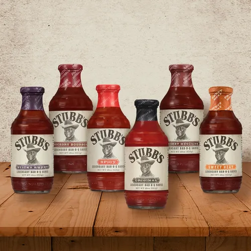 Vista 19 de Salsa de barbacoa Stubb’s, Original, Sin OMG, Sin gluten, Certificada Kosher, Sin jarabe de maíz de alta fructosa, Sabor original picante, Salsa