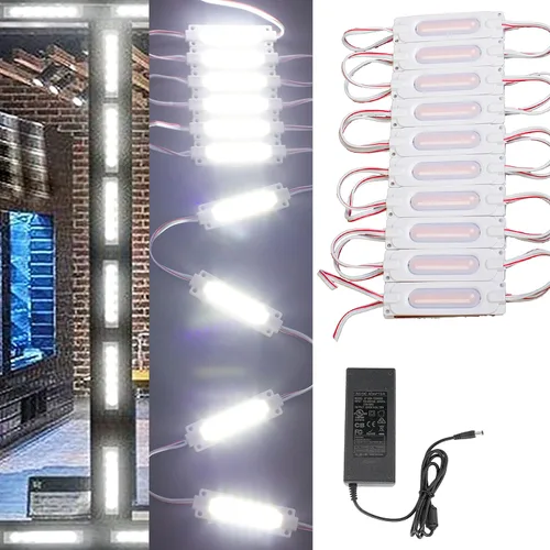 Vista 11 de La serie COB de la luz LED de la ventana delantera de la tienda más brillante con la fuente de alimentación UL más brillante que 5050 5630 5730 2835