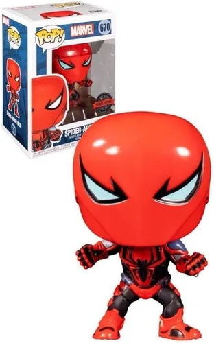 Vista 2 de Pop! Funko Marvel Exclusive Spider-Man – Spider-Armor MK III #670