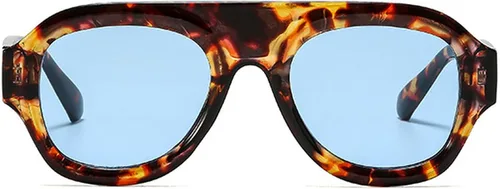 Vista 11 de Gafas de Sol Retro Cuadradas para Mujeres, Estilo Gradiente de Moda, UV400, Tendencia, Gafas de Sol Piloto para Hombres Verde Amarillo