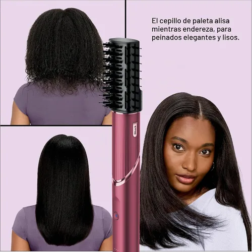 Vista 7 de Shark FlexStyle, sistema Air Multi-Styler y secado, cereza negra, HD457CR Sin daños por calor, un giro entre la secadora y el moldeador, 4 ajustes
