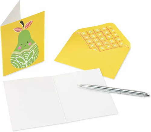 Vista 3 de Papyrus - Tarjetas en blanco con sobres, motivos de frutas (20 unidades)