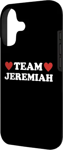 Vista 2 de Team Jeremiah I Love Jeremiah I Heart Jeremiah Case for iPhone 17