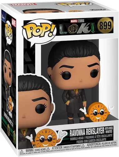 Vista 2 de Funko Pop! & Buddy: Loki - Ravonna con Miss Minute (Bundled con funda protectora EcoTek para proteger la caja de exhibición)