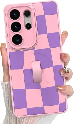 Vista 18 de KANGHAR Compatible con iPhone 17 Pro Case Spot Pattern - Negro Mancha rosada negra